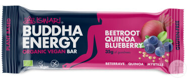 Iswari Buddha Energieriegel Rote Bete Quinoa Und Heidelbeere 35g