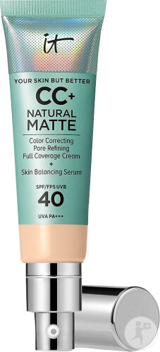 IT Cosmetics Your Skin But Better CC+ Natural Matte Creme Und Serum LSF40 Fair Pumptube 32ml