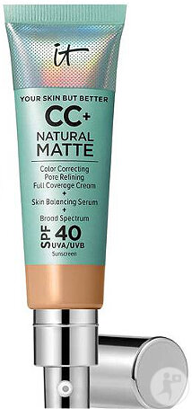 IT Cosmetics Your Skin But Better CC+ Natural Matte SPF40 Tan Pumptube 32ml
