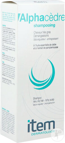 Item Alphacèdre Shampoo Für Sehr Fettiges Haar Flasche 200ml