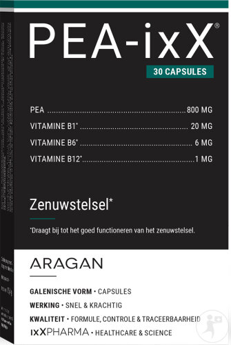 ixX Pharma PEA-ixX Nervensystem PEA & Aktive Vitamine B 30 Kapseln