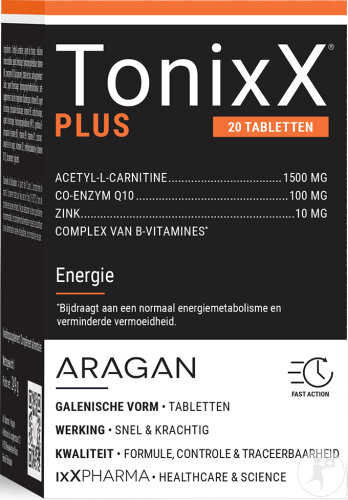 ixX Pharma Tonixx Plus  Nahrungsergänzungsmittel 20 Tabletten