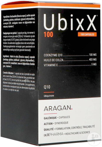 ixX Pharma UbiXX 100 Coenzym Q10 Ubichinon 100mg 150 Kapseln