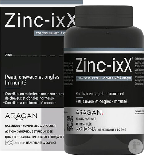 ixX Pharma Zinc-ixX Zink 22,5mg Immunität Haut/Haar/Nägel 120 Lutschtabletten