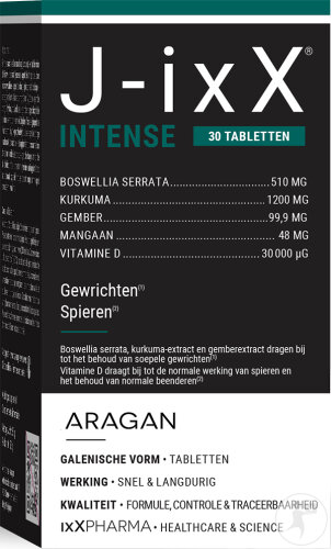 ixX Pharma J-ixX Beweglichkeit & Gelenkkomfort Kurkuma Ingwer & Vitamine C-D 30 Tabletten