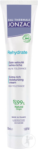 Jonzac Eau Thermale Extra-Reichhaltige Samtige Gesichtscreme Tube 50ml