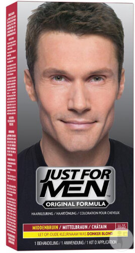 Just For Men Haarfärbung Mittelbraun H-35 1 Set