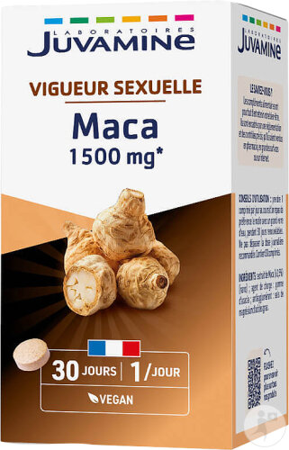 Juvamine Maca 1500mg Sexuelle Vigilanz 30 Tabletten