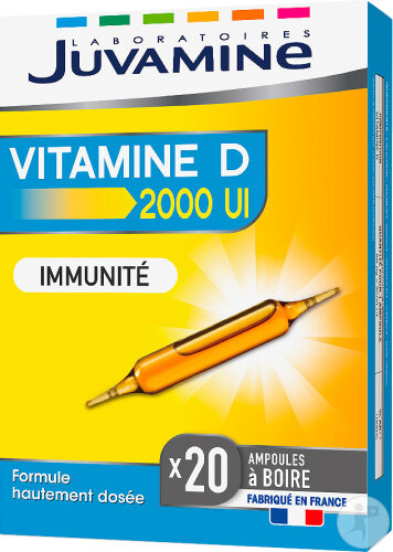 Juvamine Vitamin D 2000UI Ampullen 20