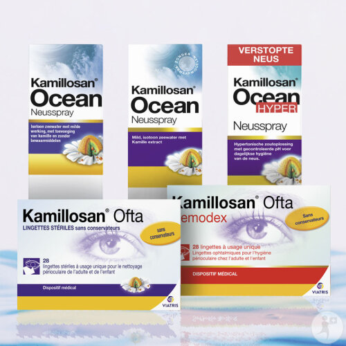 Kamillosan Ofta Demodex Ophthalmische Tücher Periokulare Hygiene Erwachsene/Kinder 28 Stück-4