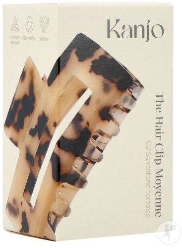 Kanjo The Hair Clip Mittel 02 Sandstone Tortoise 1 Stück