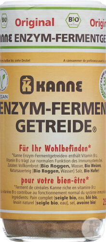 Kanne Bio Enzym-Fermentgetreide Glas 250g