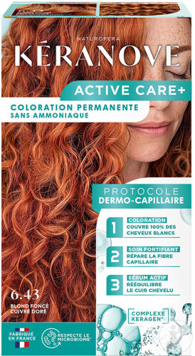 Keranove Active Care+ Dunkelblond Kupfergold 6.43 1 Kit