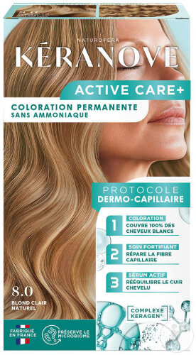 Keranove Active Care+ Hellblond Natur 8.0 1 Kit