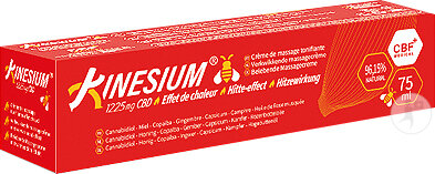 Kinesium Massagecreme Wärmender Effekt Tube 75ml