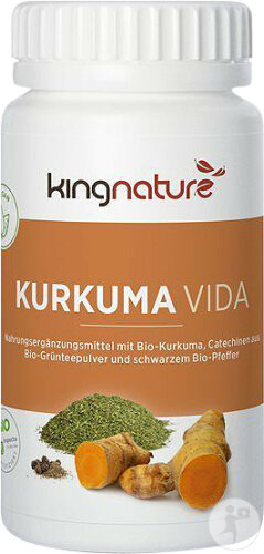Kingnature Kurkuma Vida Bio Kapseln 72 Stück