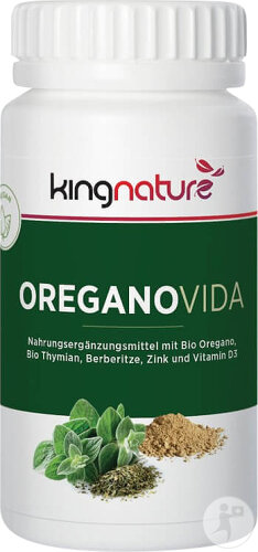 Kingnature Oregano Vida 614mg 60 Kapsel