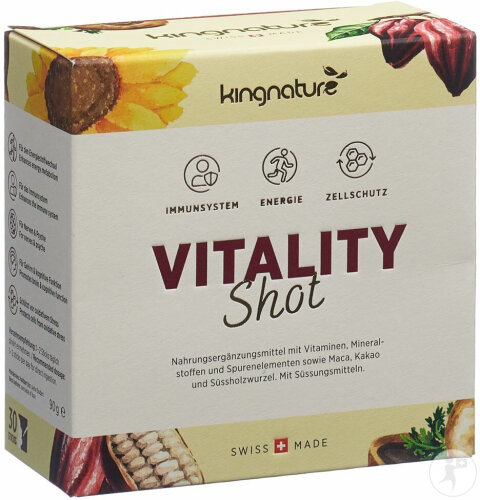 Kingnature Vitality Shot Pulver 30 Stäbchen