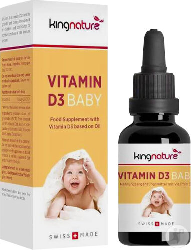 Kingnature Vitamin D3 Baby 400Ui Flasche 30ml