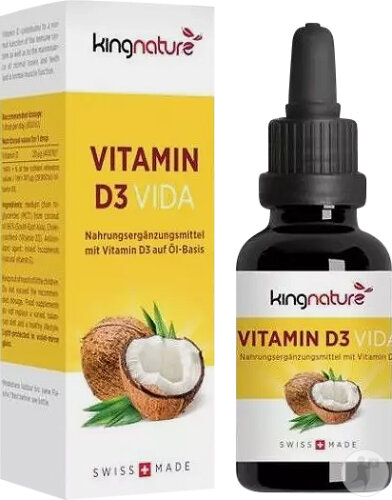 Kingnature Vitamin D3 Vita Flasche 30ml
