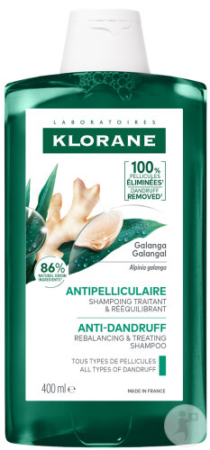 Klorane Galanga Behandelndes & Ausgleichendes Anti-Schuppen Shampoo Schuppen 400ml