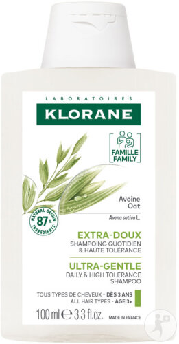 Klorane Hafermilch Shampoo Ultra-Mild Hohe Verträglichkeit Alle Haartypen 100ml