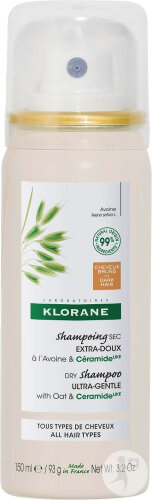 Klorane Hafer Und Ceramid Getöntes Trockenshampoo Spray 50ml