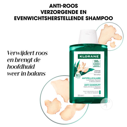 Klorane Galanga Behandelndes & Ausgleichendes Anti-Schuppen Shampoo Schuppen 200ml-2