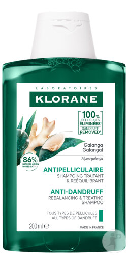 Klorane Galanga Behandelndes & Ausgleichendes Anti-Schuppen Shampoo Schuppen 200ml