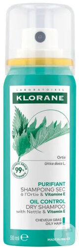 Klorane Trockenshampoo Mit Brennnessel & Vitamin E 50ml