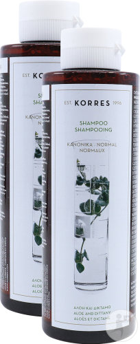 Korres Aloe And Dittany Aloe Und Diktam Shampoo Für Normales Haar 250ml Promo 1+1 Kostenlos