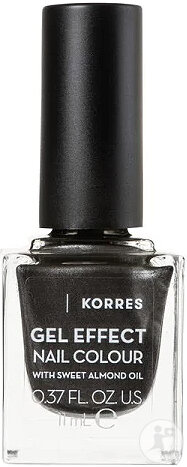 Korres Gel Effect Nagellack Moonstone Grey 96 Flakon 11ml