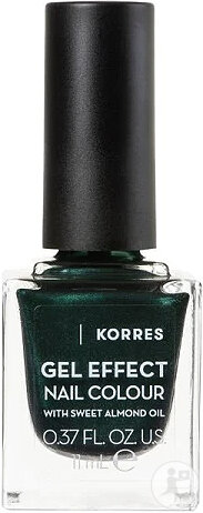 Korres Gel Effect Nagellack Velvet Green 89 Flakon 11ml