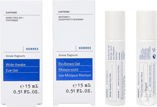 Korres Greek Yoghurt Wide Awake Augenkontur-Gel Flasche 15ml