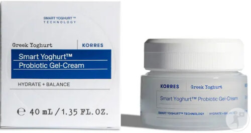 Korres KF Greek Yoghurt Smart Yoghurt Probiotische Gel-Creme Normale Haut Tiegel 40ml