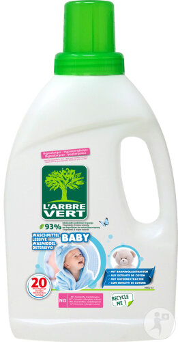 L'Arbre Vert Ökologisches Baby-Waschmittel Flakon 1,2l