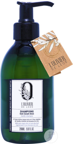 L'Olivier De Leos Sanft Reinigendes Shampoo Pumpflasche 290ml