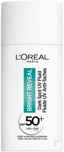 L'Oréal Paris Bright Reveal UV-Fluid Gegen Pigmentflecken Niacinamid SPF50+ 50ml