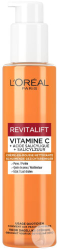 L'Oréal Paris Revitalift Vitamin C Schäumende Reinigungscreme Pumpflasche 150ml