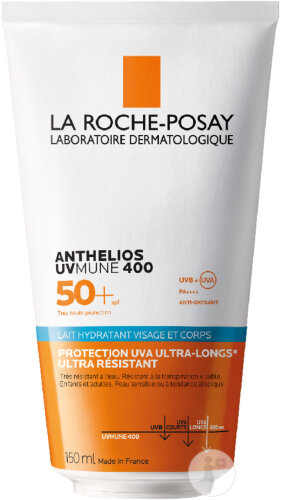 La Roche-Posay Anthelios UVMune 400 Sonnenmilch Empfindliche Haut Gesicht Und Körper SPF50+ 150ml