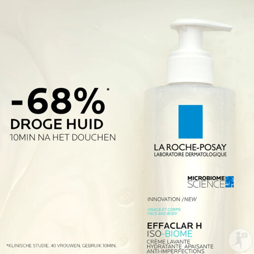 La Roche-Posay Effaclar H Reinigungscreme Isobiome 390ml-3