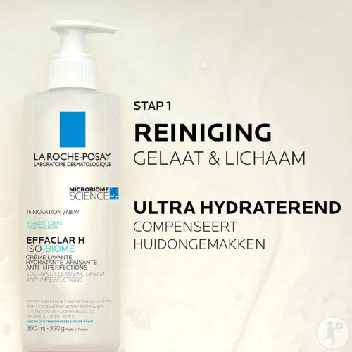 La Roche-Posay Effaclar H Reinigungscreme Isobiome 390ml-5