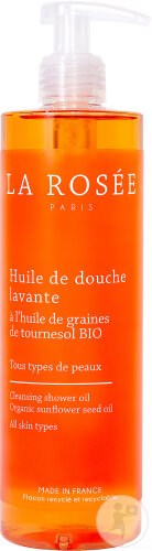 La Rosée Duschöl Reinigend mit Sonnenblumenkernöl Bio 400ml