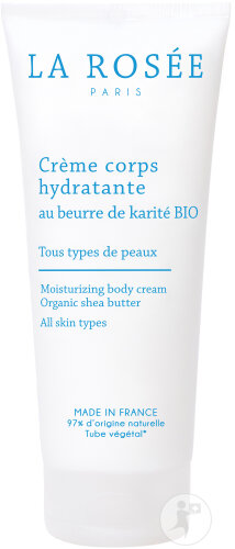 La Rosée Feuchtigkeitsspendende Körpercreme Bio-Sheabutter 200ml