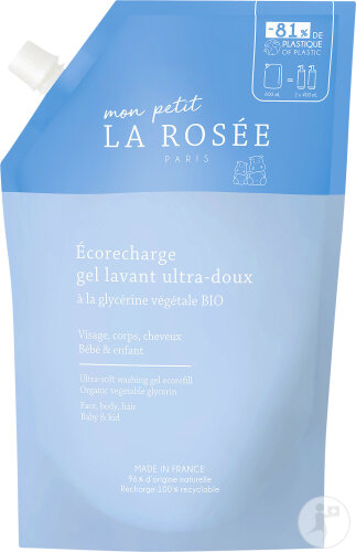 La Rosée Nachfüllung Ultra-Sanftes Waschgel Gelartig Pflanzlich Bio 800ml
