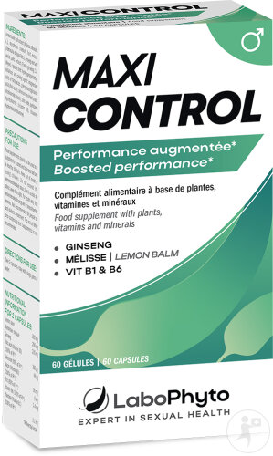 Labophyto Maxi Control Ausdauer 60 Pflanzliche Kapseln