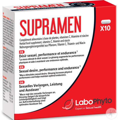 Labophyto Supramen 4In1 Sexuelle Kraft 10 Pflanzliche Kapseln