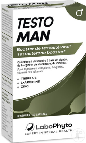 Labophyto Testoman Testosteronspiegel 60 Pflanzliche Kapseln
