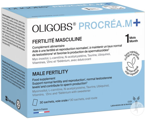 Labor CCD Oligobs Procréa.M+ Männliche Fruchtbarkeit 30 Beutel