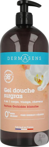Laboratoire Marque Verte Dermasens 3In1 Rückfettendes Duschgel Weiße Orchidee Pumpflasche 1l